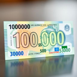 An image of a banknote with a denomination of 100