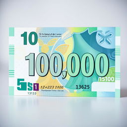 An image of a banknote with a denomination of 100