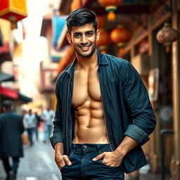 An Iranian man resembling Jaime Lorente