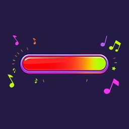 A dynamic and colorful health bar inspired by the game Friday Night Funkin'