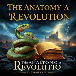 A captivating fantasy book cover for 'The Anatomy of a Revolution'