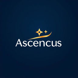 A modern logo for 'Ascencus', symbolizing growth and development