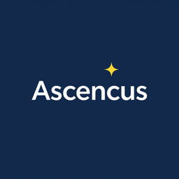 A modern logo for 'Ascencus', symbolizing growth and development