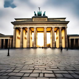 This is a high-quality photo of the Brandenburg Gate in Berlin, Germany