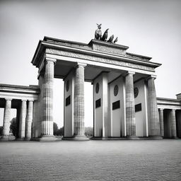 This is a high-quality photo of the Brandenburg Gate in Berlin, Germany