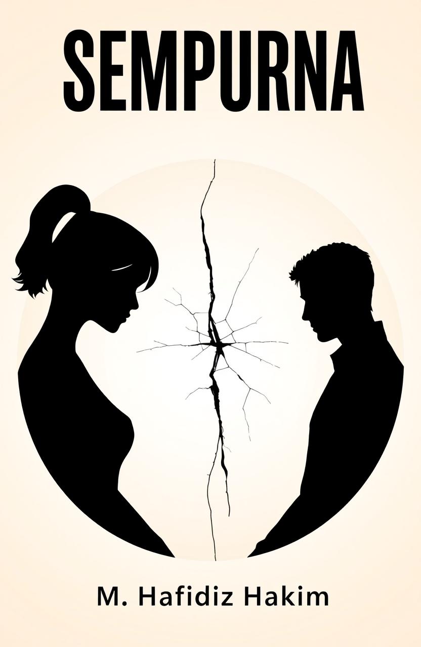 A novel cover titled "Sempurna" by "M Hafidz Hakim"