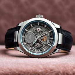 A luxurious watch design showcasing a sleek and sophisticated timepiece for the brand name 'b8'
