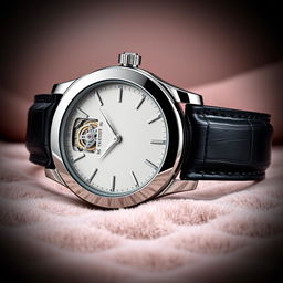 A luxurious watch design showcasing a sleek and sophisticated timepiece for the brand name 'b8'