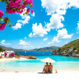 A picturesque view of the Balearic Islands, showcasing the stunning natural landscape