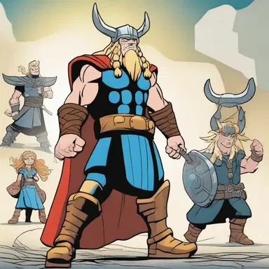 The animated series 'The Mighty Thor' brings Norse mythology to life, showcasing the adventures of Thor and his allies.