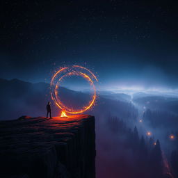 A digital artwork showcasing a mysterious and empowering scene inspired by the song 'Darkside
