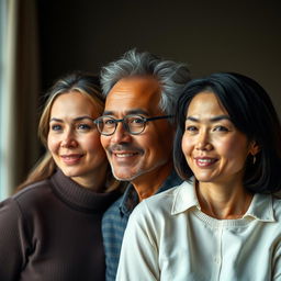 Edit a photo so that all individuals appear to be the same size, with uniform sharpness and brightness, creating the illusion that they were all captured together in the same moment