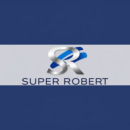 A professional logo design featuring the letters 'S' and 'R' creatively intertwined to represent 'SUPER ROBERT'