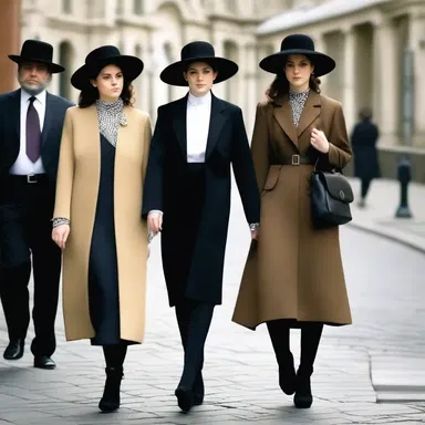 Orthodox Jewish women often dress modestly, adhering to specific fashion guidelines.