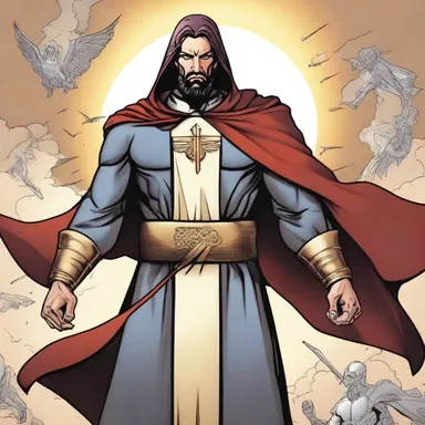 The protagonist of the comic book series is a devout Orthodox Christian who wages war against evil forces.