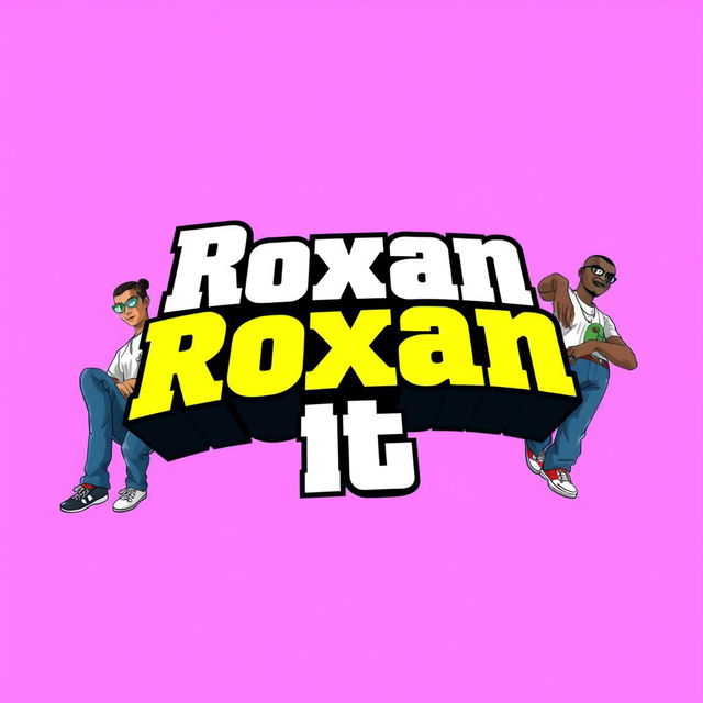 A vibrant image featuring a purple and yellow background, with the text 'Roxan MTA' prominently displayed in the center using a bold, stylish font