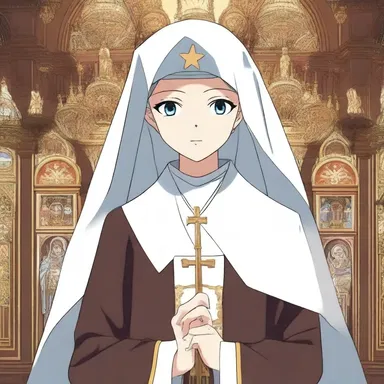 The anime series features a plot centered around a young girl's journey to becoming a respected Russian Orthodox nun.