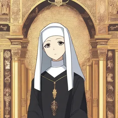 The anime series features a plot centered around a young girl's journey to becoming a respected Russian Orthodox nun.