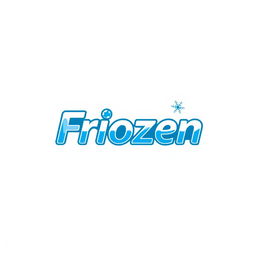 A logo design for a company named 'Friozen' or 'Frio'