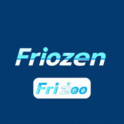 A logo design for a company named 'Friozen' or 'Frio'