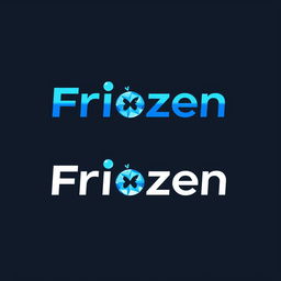 A logo design for a company named 'Friozen' or 'Frio'
