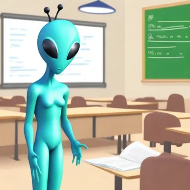 Why did the oscan-speaking alien go to the language school? To improve its Oscan communication skills!