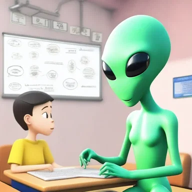 Why did the oscan-speaking alien go to the language school? To improve its Oscan communication skills!
