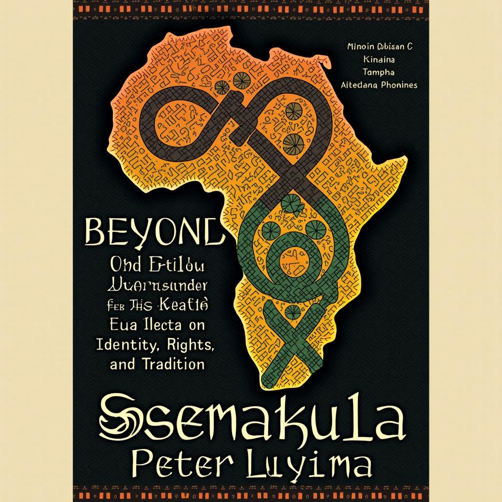 An eye-catching book cover design for "Beyond Binary: The Fourth Law of Logic and Africa’s Debate on Identity, Rights, and Tradition" by Ssemakula Peter Luyima