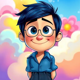A detailed illustration of Walt Ortiz, a character from the animated movie Inside Out 2