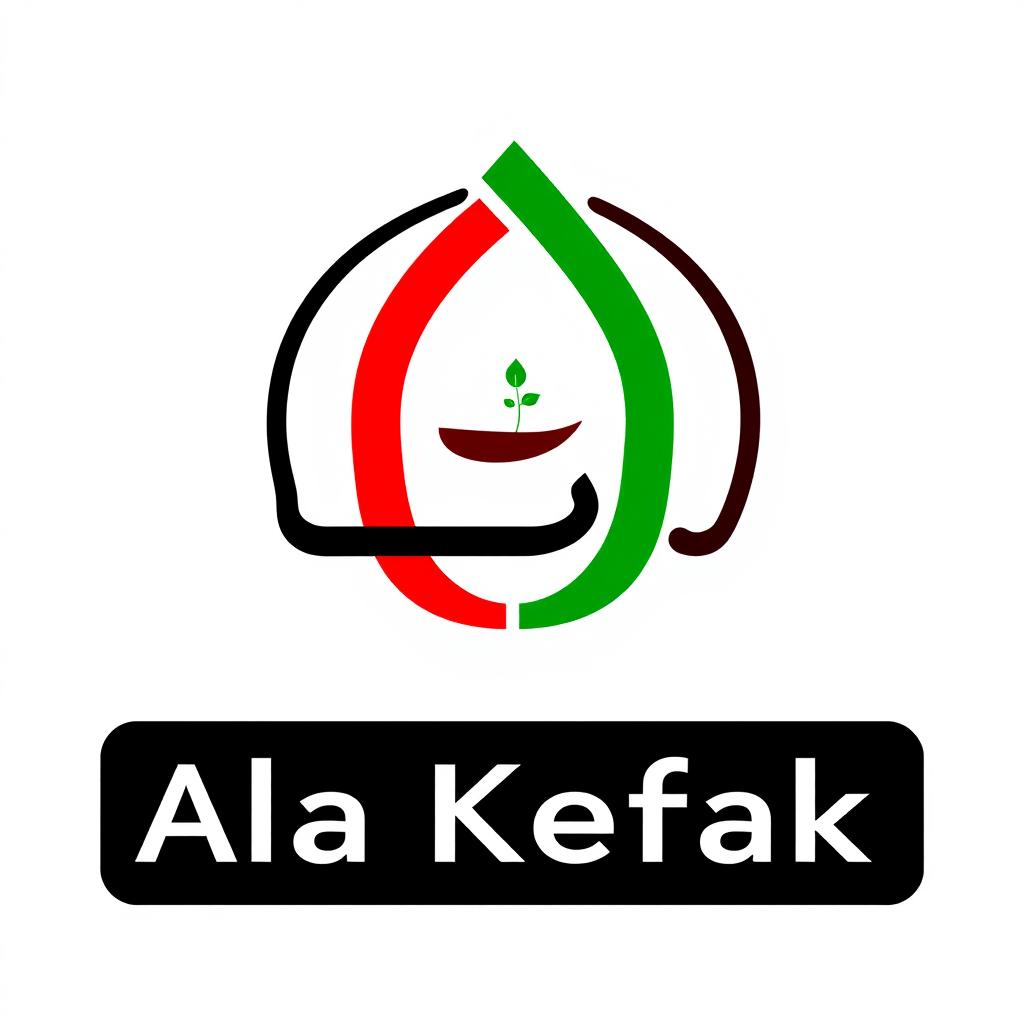 A logo for 'Ala Kefak' featuring a modern and sleek design