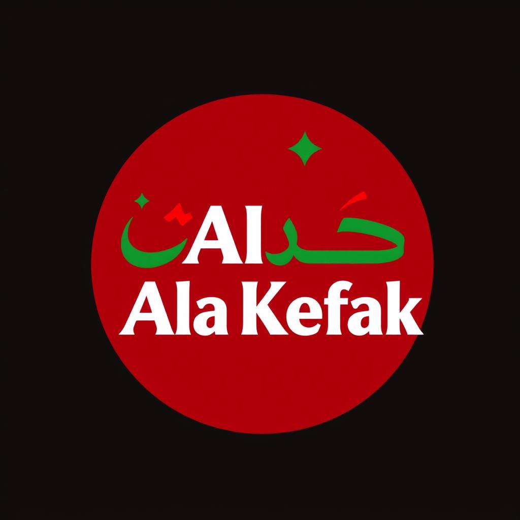 A visually striking logo for 'Ala Kefak' that incorporates a modern design approach