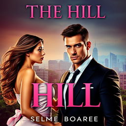 A sultry romance novel cover featuring a sophisticated CEO and a passionate nurse