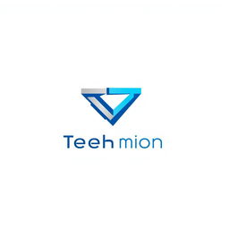 A modern and minimalist logo design representing a tech company