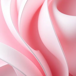 A close-up, artistic depiction of an abstract design geometrically inspired by feminine curves
