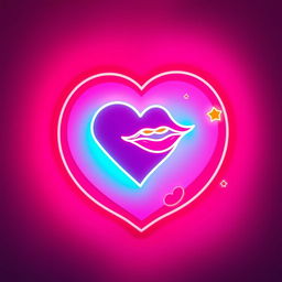 A vibrant and creative sign that artfully combines symbols representing love, sex, and drugs