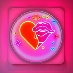 A vibrant and creative sign that artfully combines symbols representing love, sex, and drugs