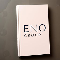 A book cover designed specifically to highlight the art of typography, showcasing the title 'ZENO GROUP' prominently in a clear, modern, and attractive font