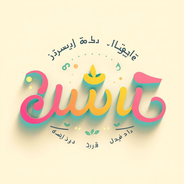 A beautifully styled word art piece featuring the word 'نگار' in elegant typography