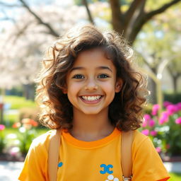 A charming and lovable individual with a warm smile, sparkling eyes, and a welcoming posture