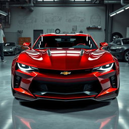 A stunning Chevrolet Camaro concept car for 2026, characterized by its sleek, cutting-edge design and bold aesthetics