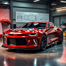 A stunning Chevrolet Camaro concept car for 2026, characterized by its sleek, cutting-edge design and bold aesthetics