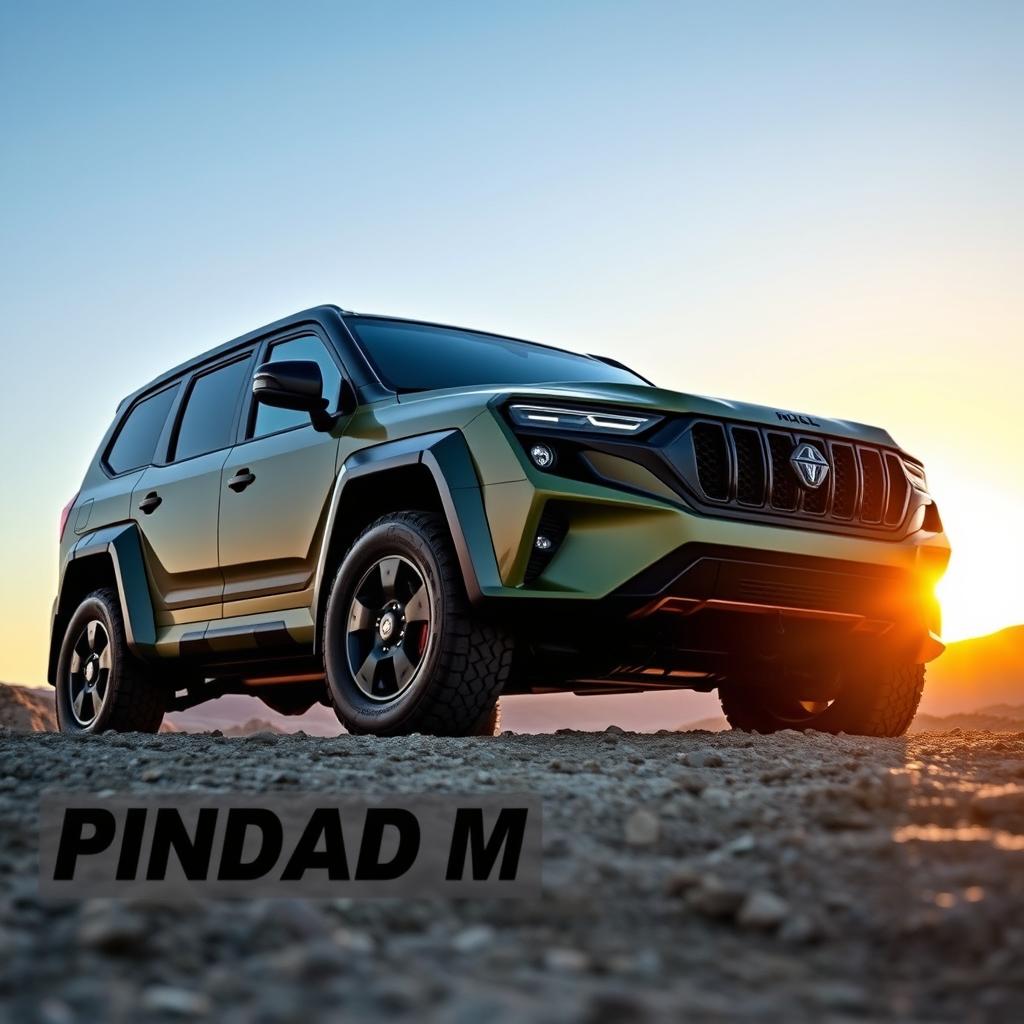 A sleek and modern representation of the Pindad Maung vehicle, showcasing its robust design and advanced features