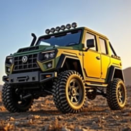 A sleek and modern representation of the Pindad Maung vehicle, showcasing its robust design and advanced features