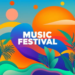 A vibrant and eye-catching color palette for a poster design, featuring bold hues such as deep royal blue, bright sunset orange, and lush emerald green