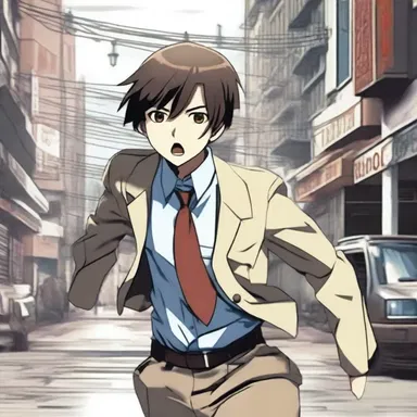 The protagonist's response to danger was pavlovian, just like a character in an action-packed anime.