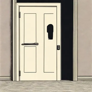 The sound of a creaking door triggered a pavlovian fear response in the horror movie audience.