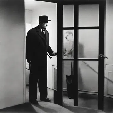 The peeping tom slowly crept towards the unsuspecting victim, his twisted desire overpowering any sense of reason.