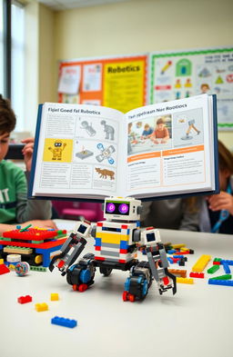 An educational module focused on teaching robotics through Lego building, with step-by-step tutorials
