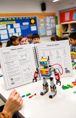 An educational module focused on teaching robotics through Lego building, with step-by-step tutorials