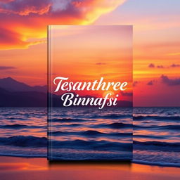 A beautiful book cover design for the title 'TSANTHREE BINNAFSI', featuring an enchanting and reflective theme